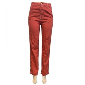 S.O.N.G. High Rise Carpenter 90's Boyfriend Jeans Size
7/28 Peach color